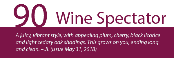 90 points Wine Spectator